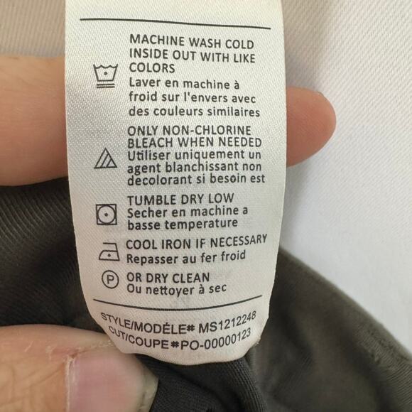 Vince Stretch Twill 5-Pocket Slim Straight 34 Charcoal Gray - Picture 8 of 9